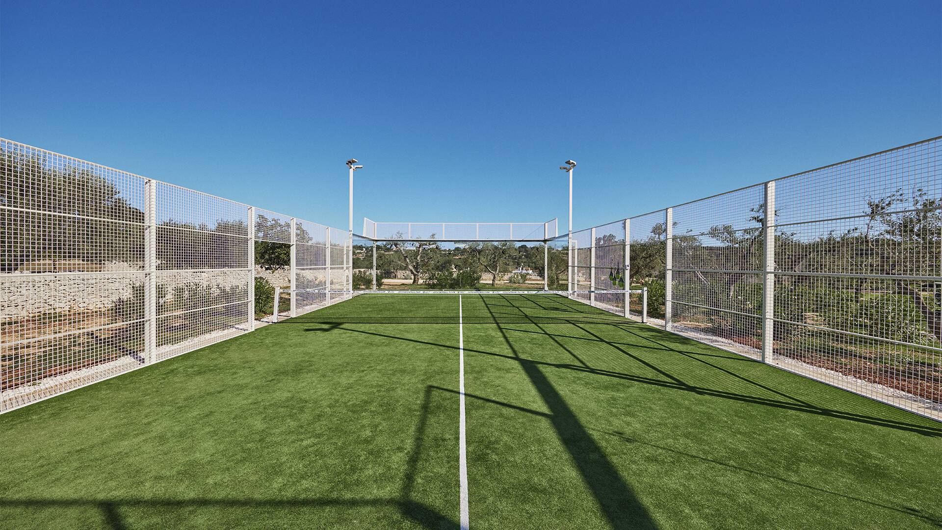 private tennis court