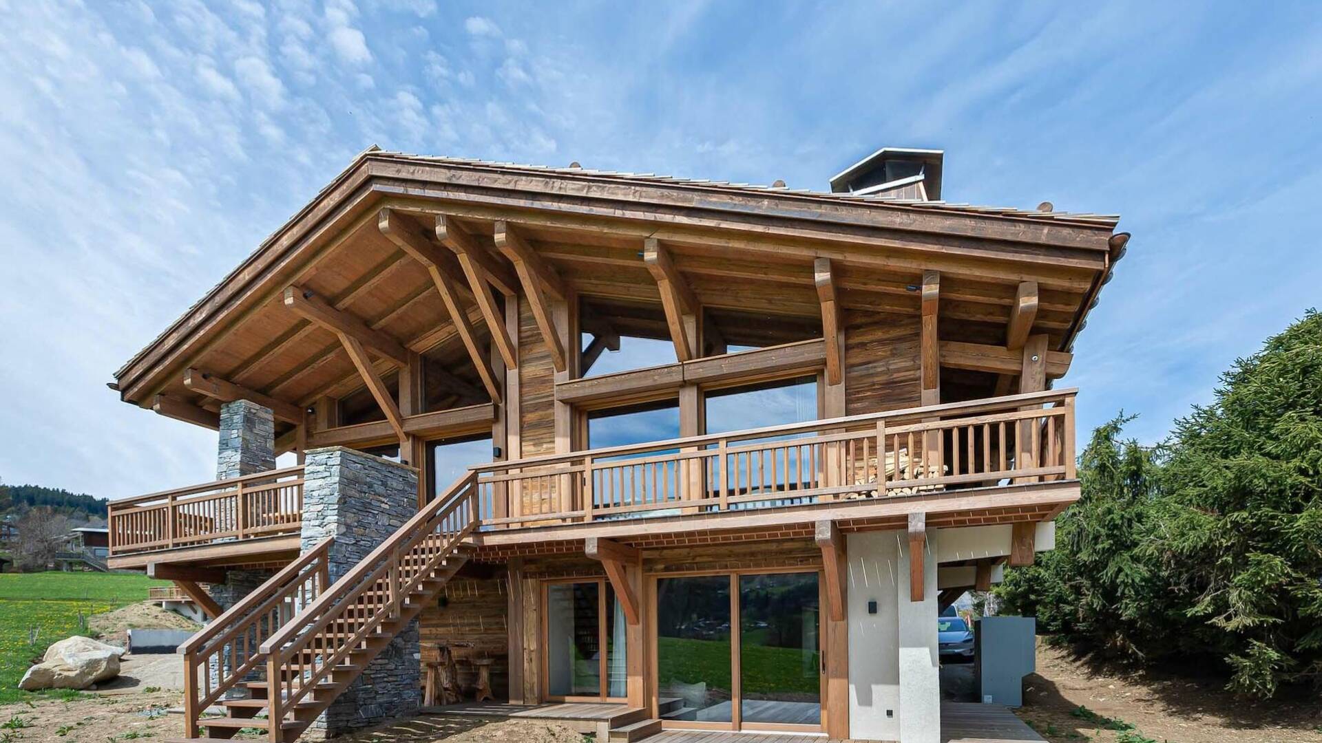 luxury Chalet Érable for weekly rentals in Mègeve