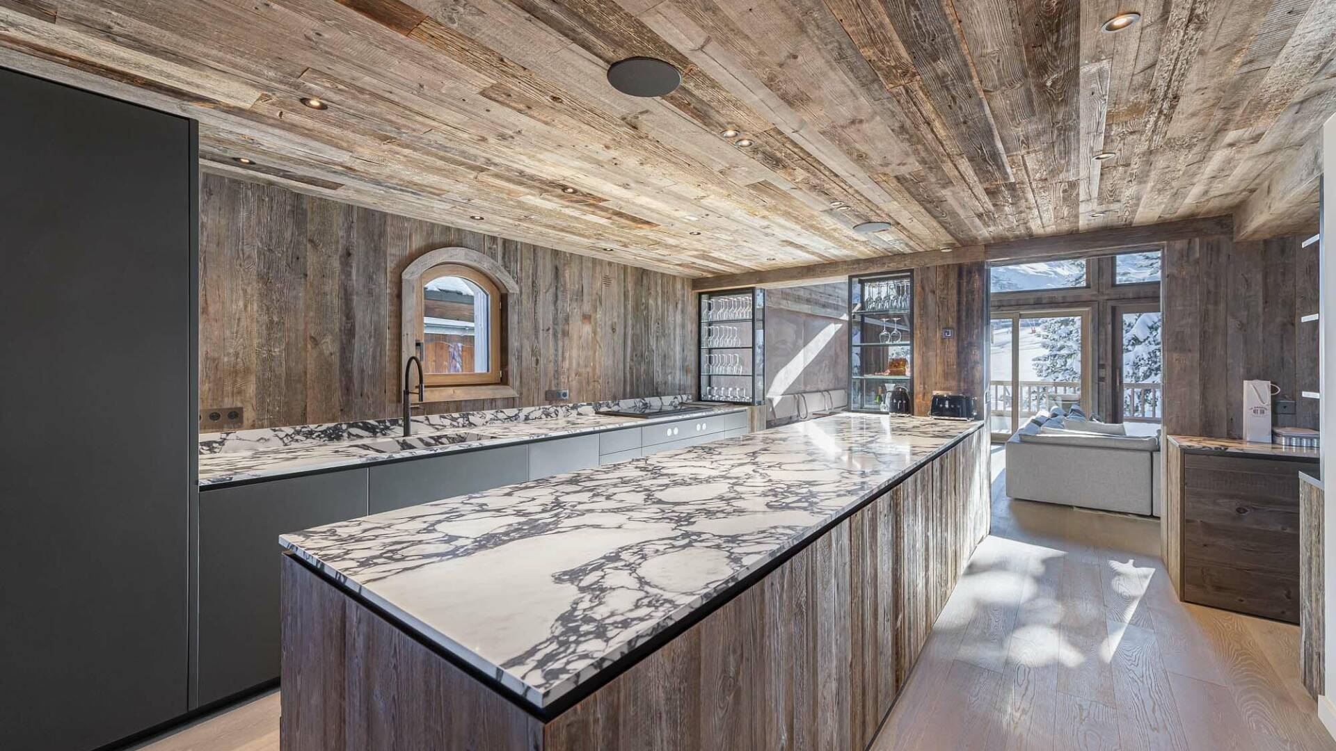 exclusive marble kitchen