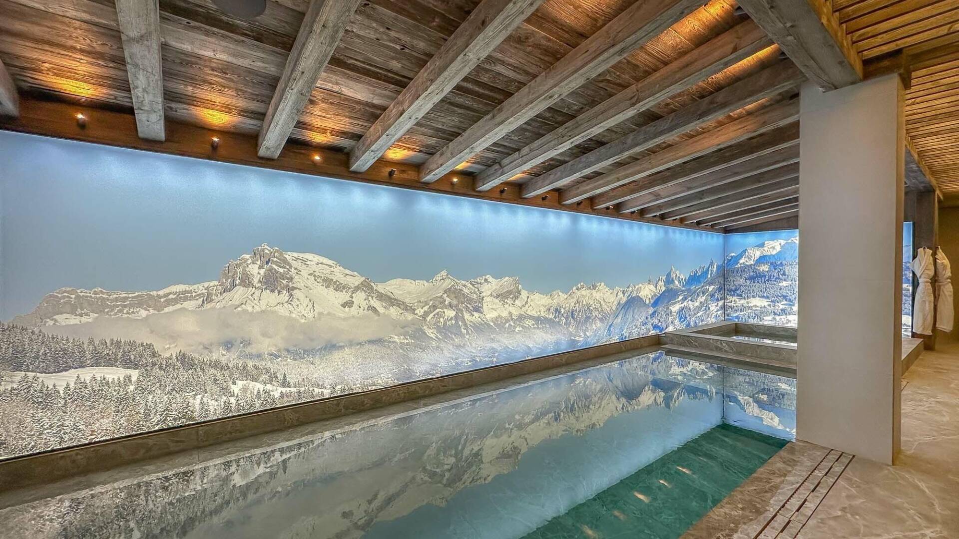 luxury indoor pool