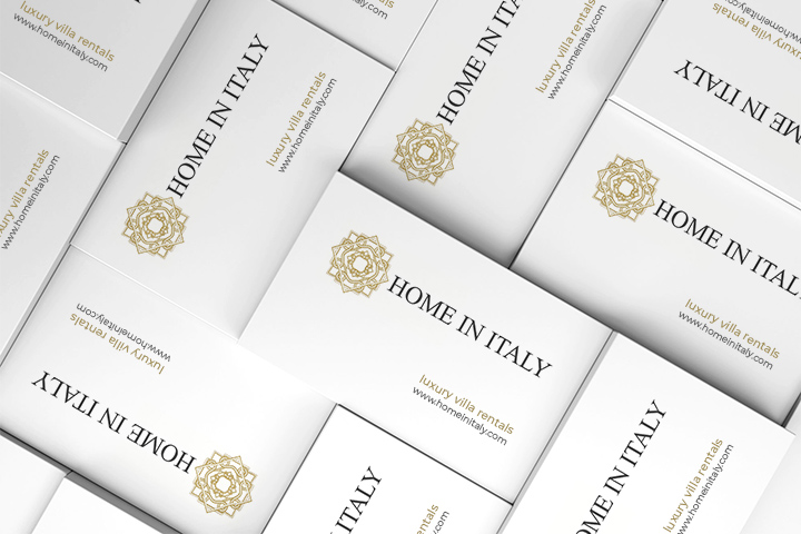 Home In Italy Business Cards