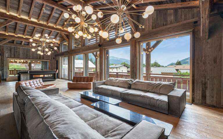 luxury mountain retreat Chalet Cyprès for weekly rentals in Megève, French Alps