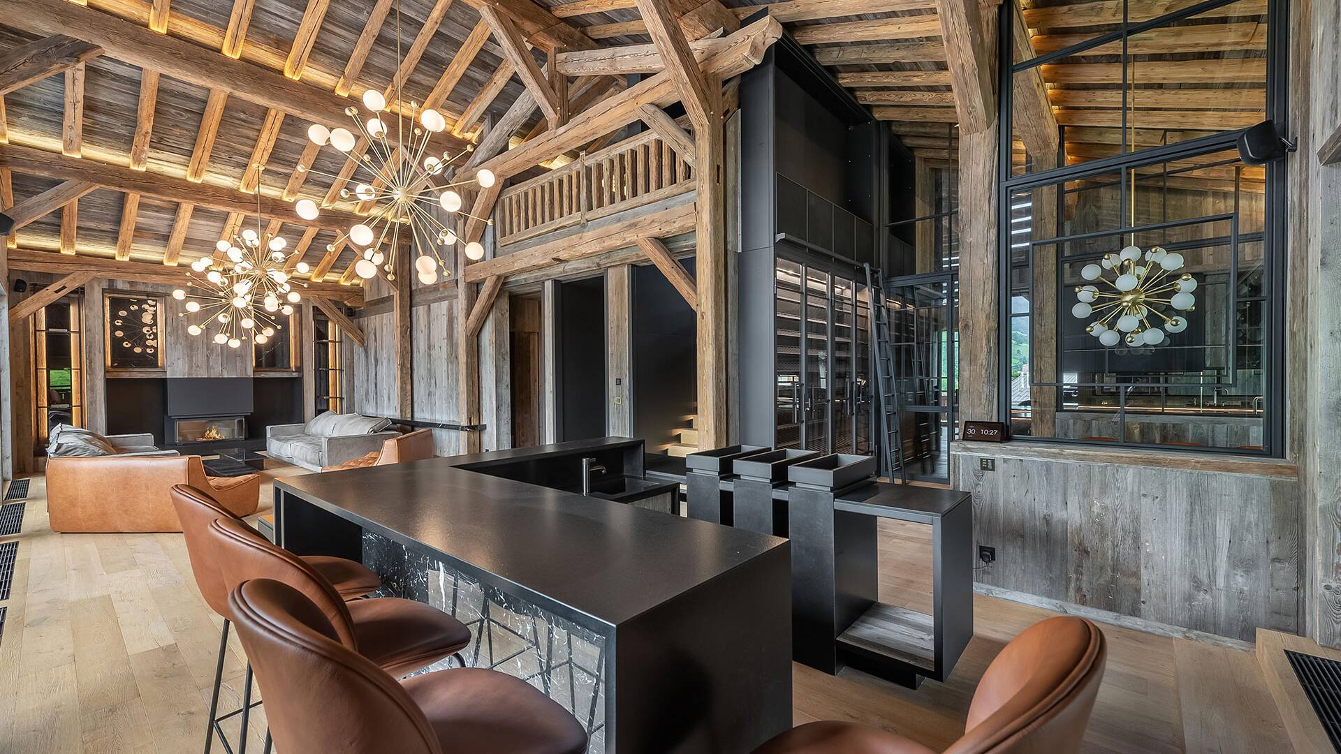 luxury ski resort Chalet Cyprès for weekly rentals in Megève, French Alps