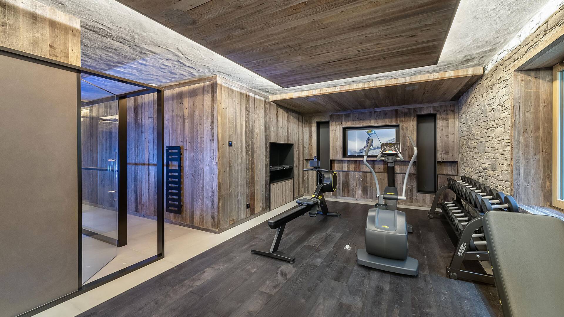 fully-equipped gym