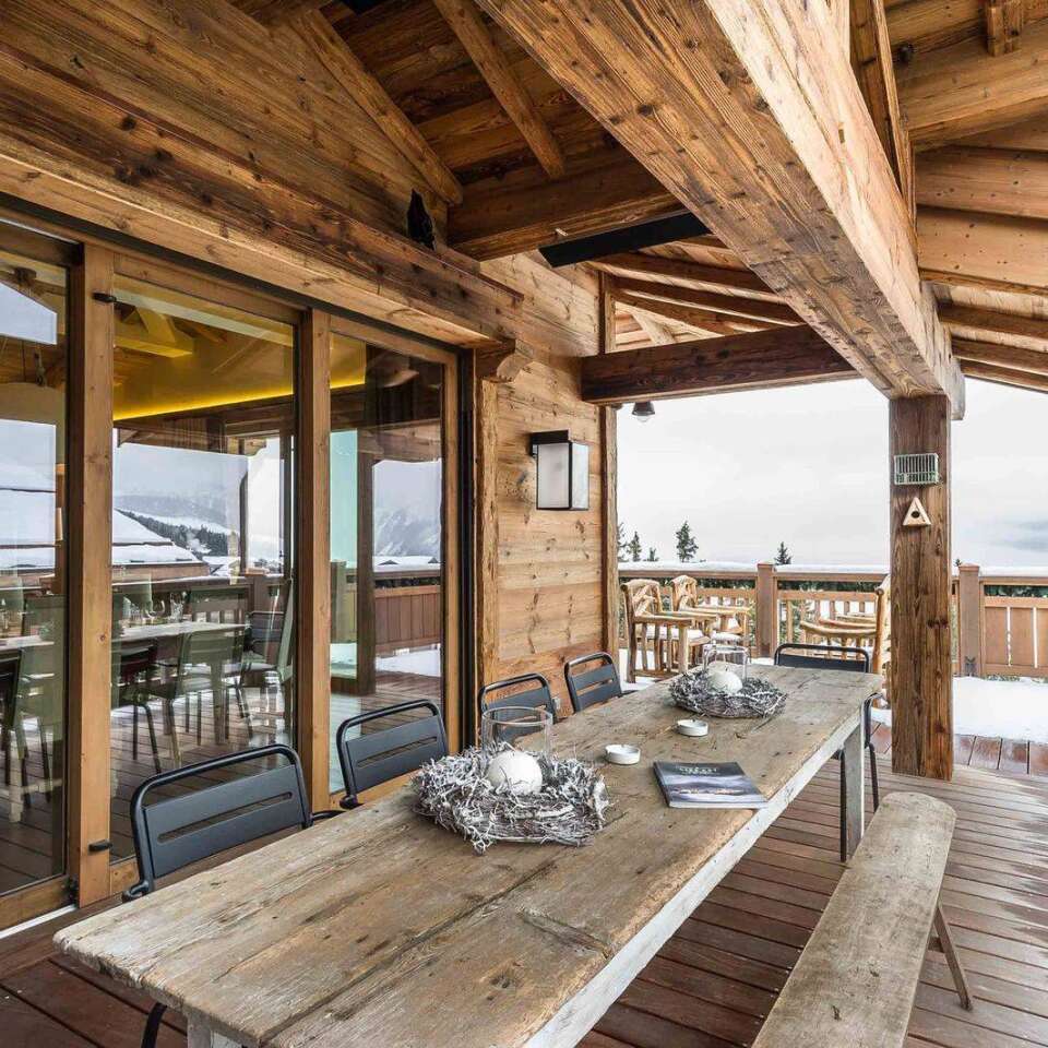 al fresco dining area