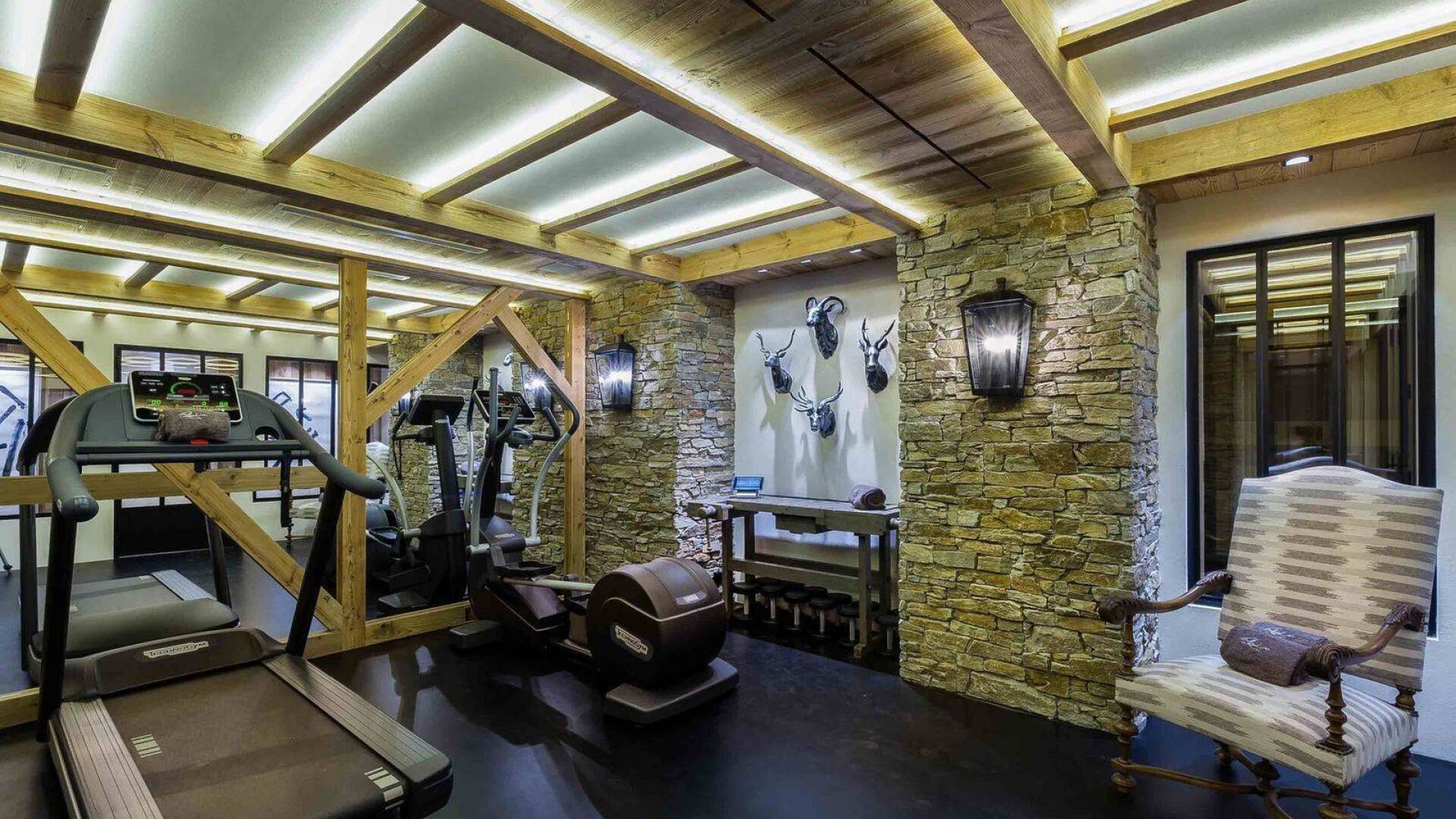 fully-equipped gym