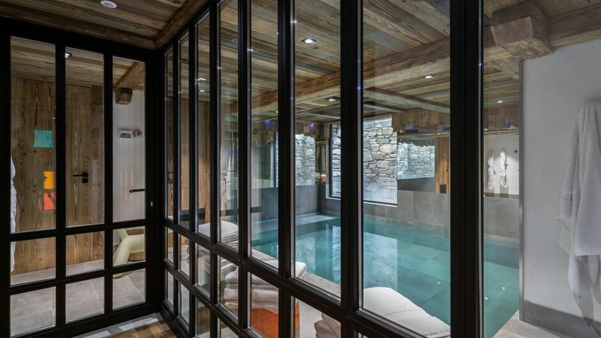 luxury indoor pool