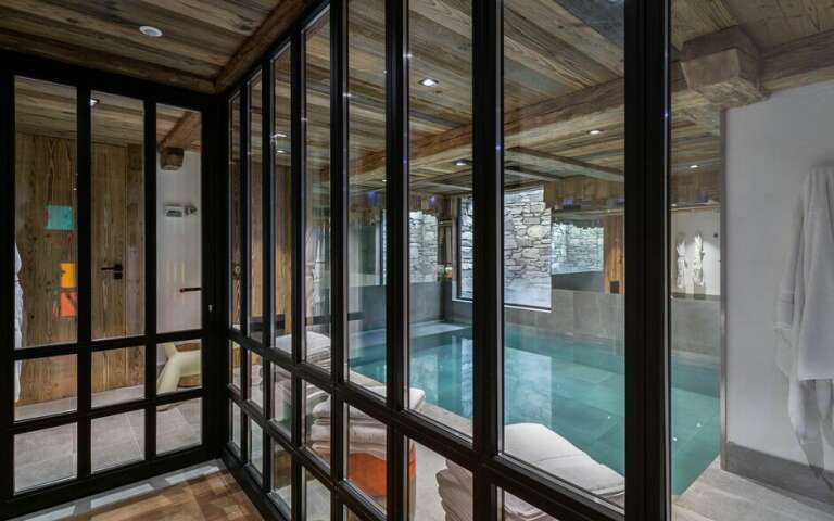 luxury indoor pool