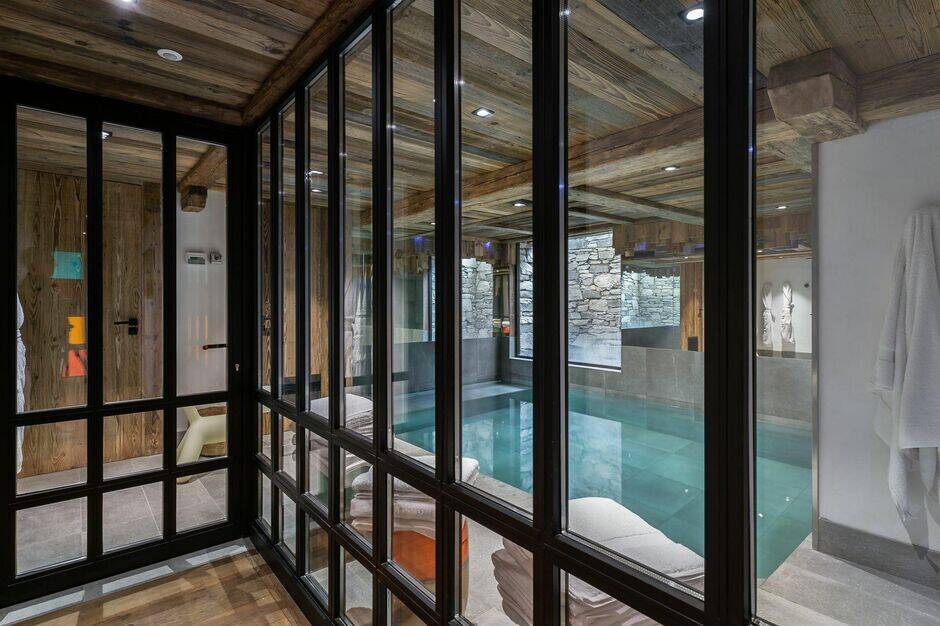 luxury indoor pool