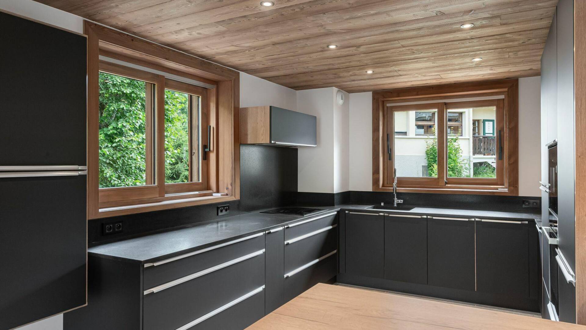 first floor, fully equipped kitchen