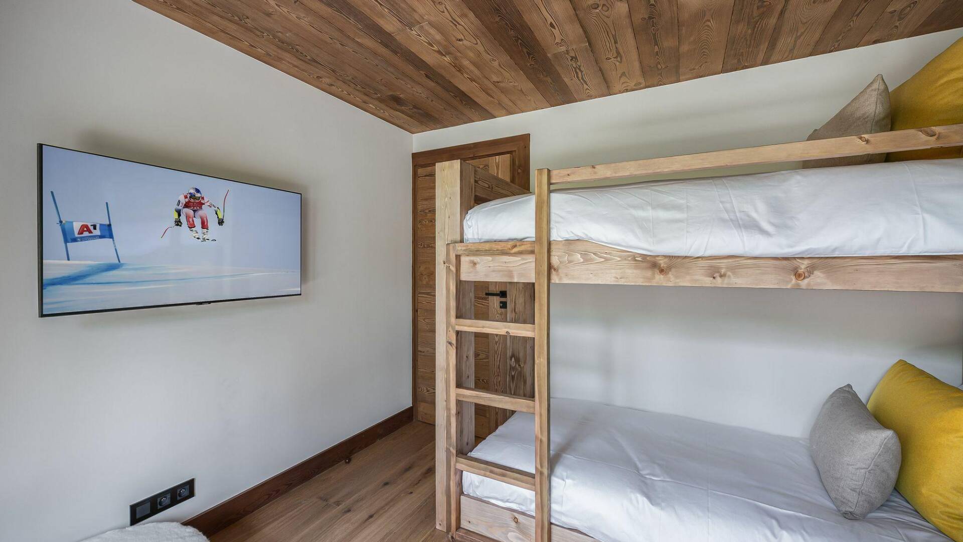 children's bedroom with bunk beds