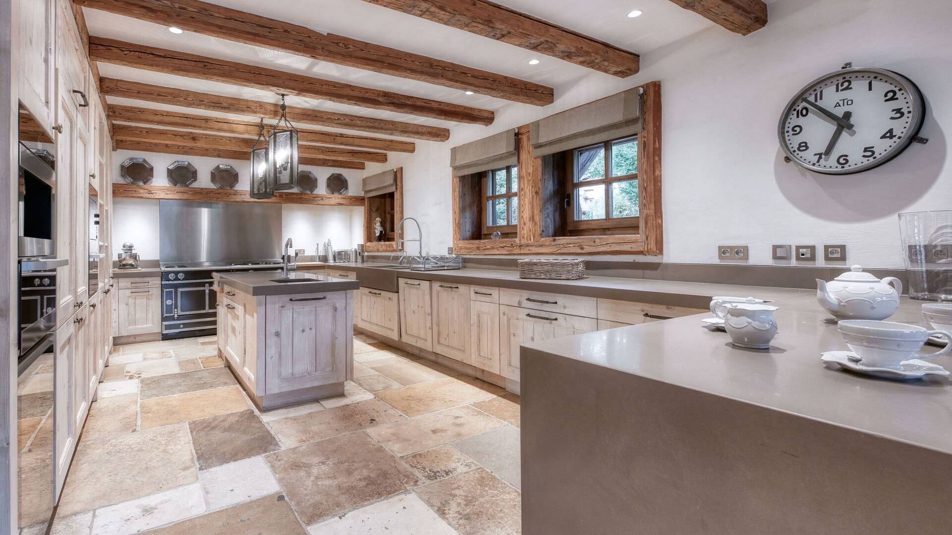 spacious modern kitchen