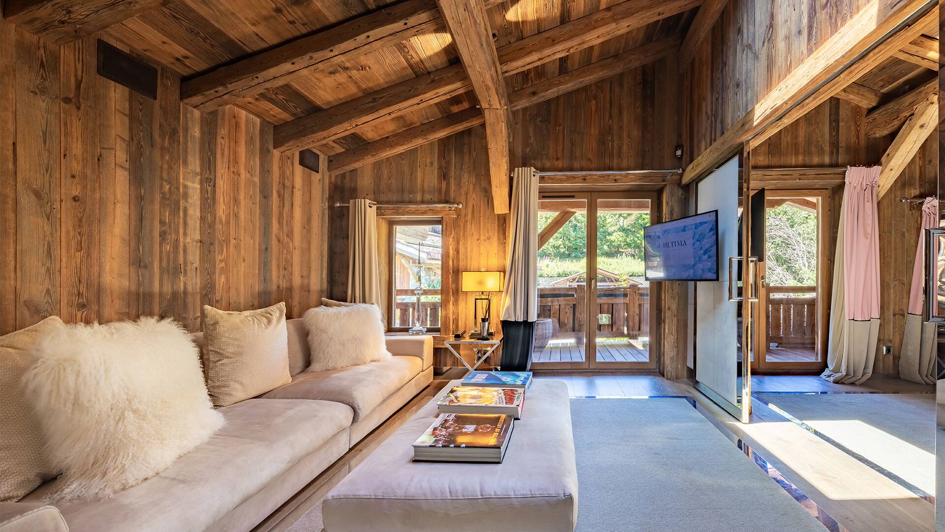 top luxury mountain retreat Chalet Ultima Megève for rent France, French Alps
