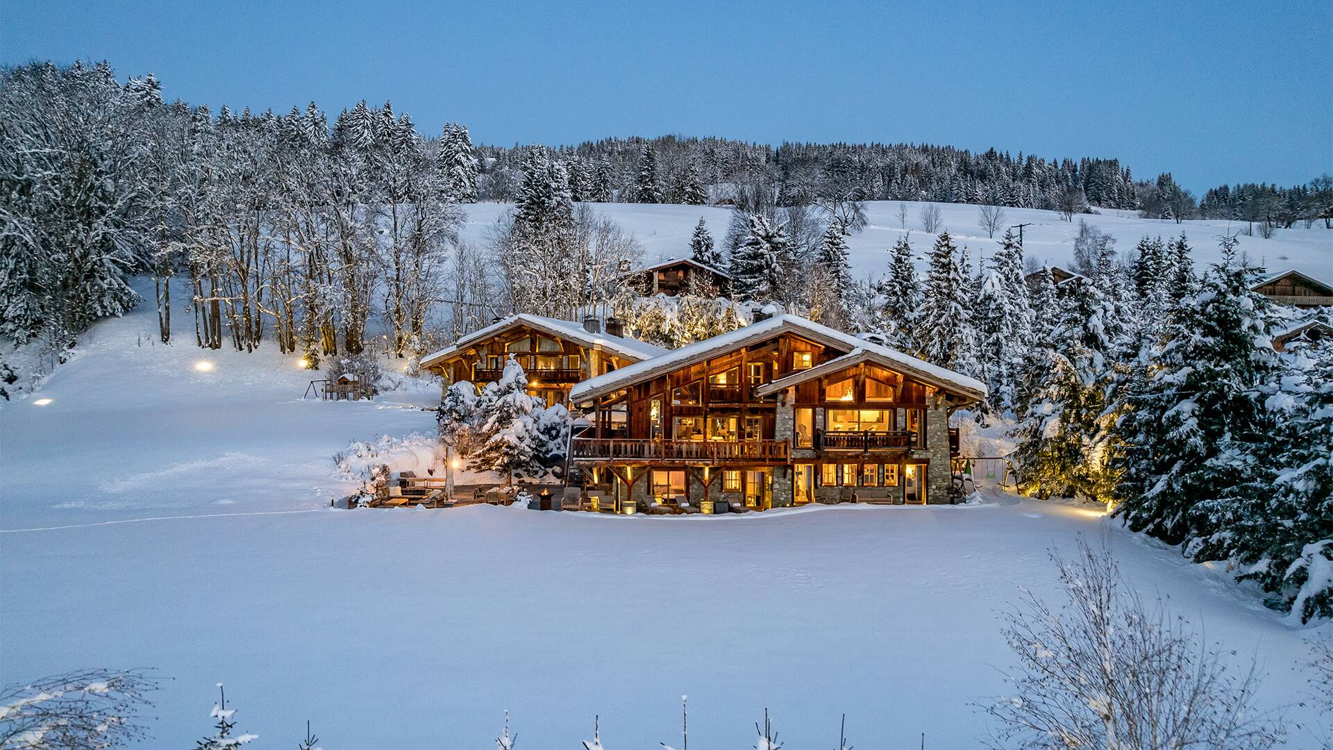 top luxury mountain retreat Chalet Ultima Megève for rent France, French Alps