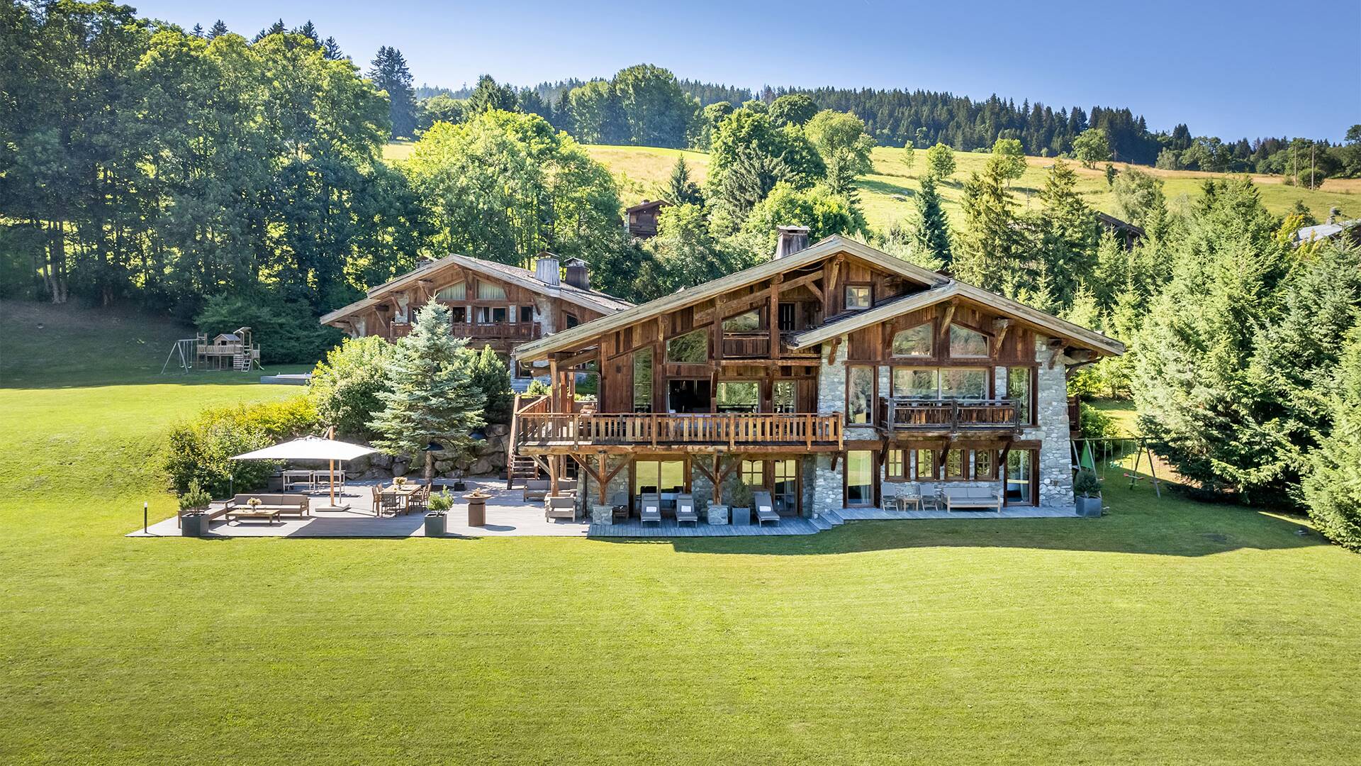 top luxury mountain retreat Chalet Ultima Megève for rent France, French Alps