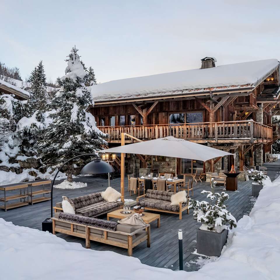top luxury ski resort Chalet Ultima Megève for weekly rentals in the French Alps