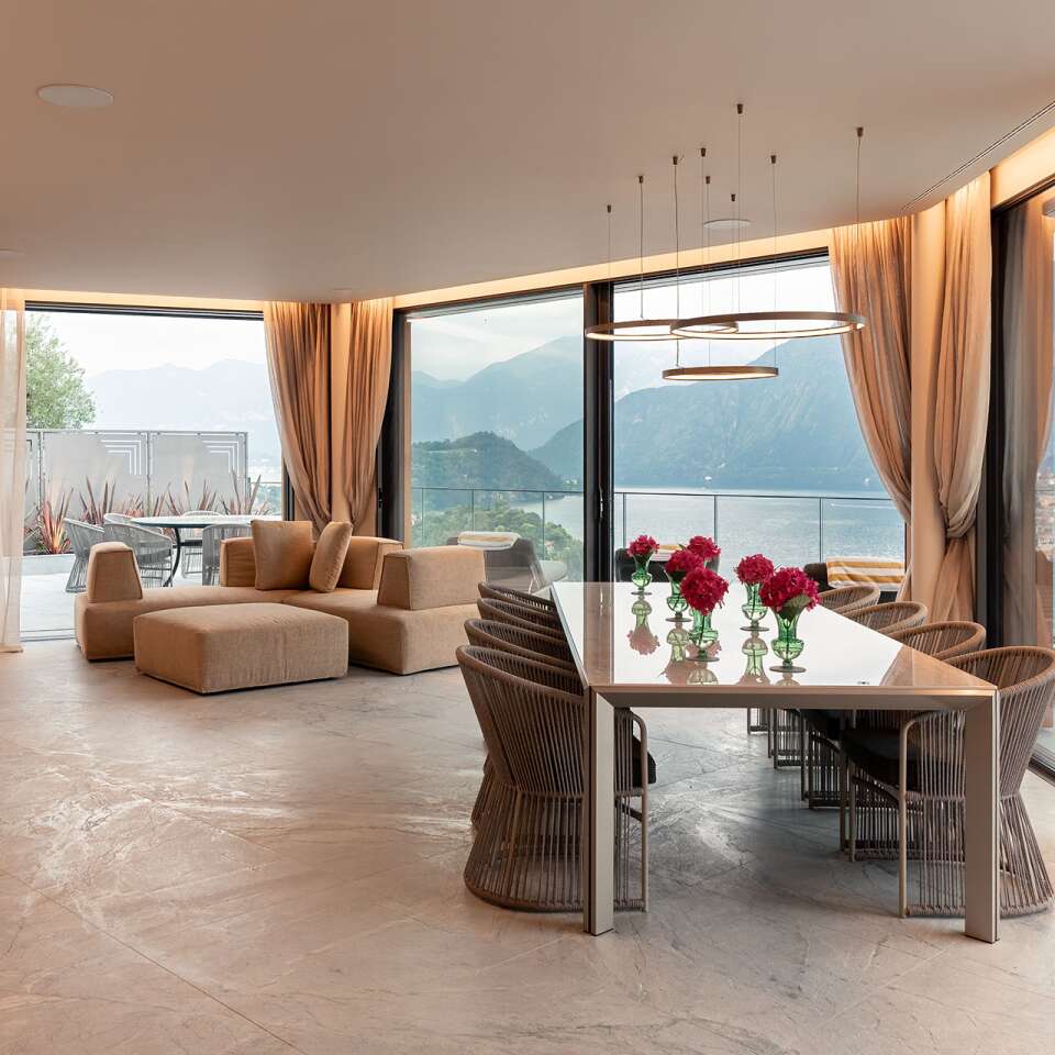 dining area with access to outdoor