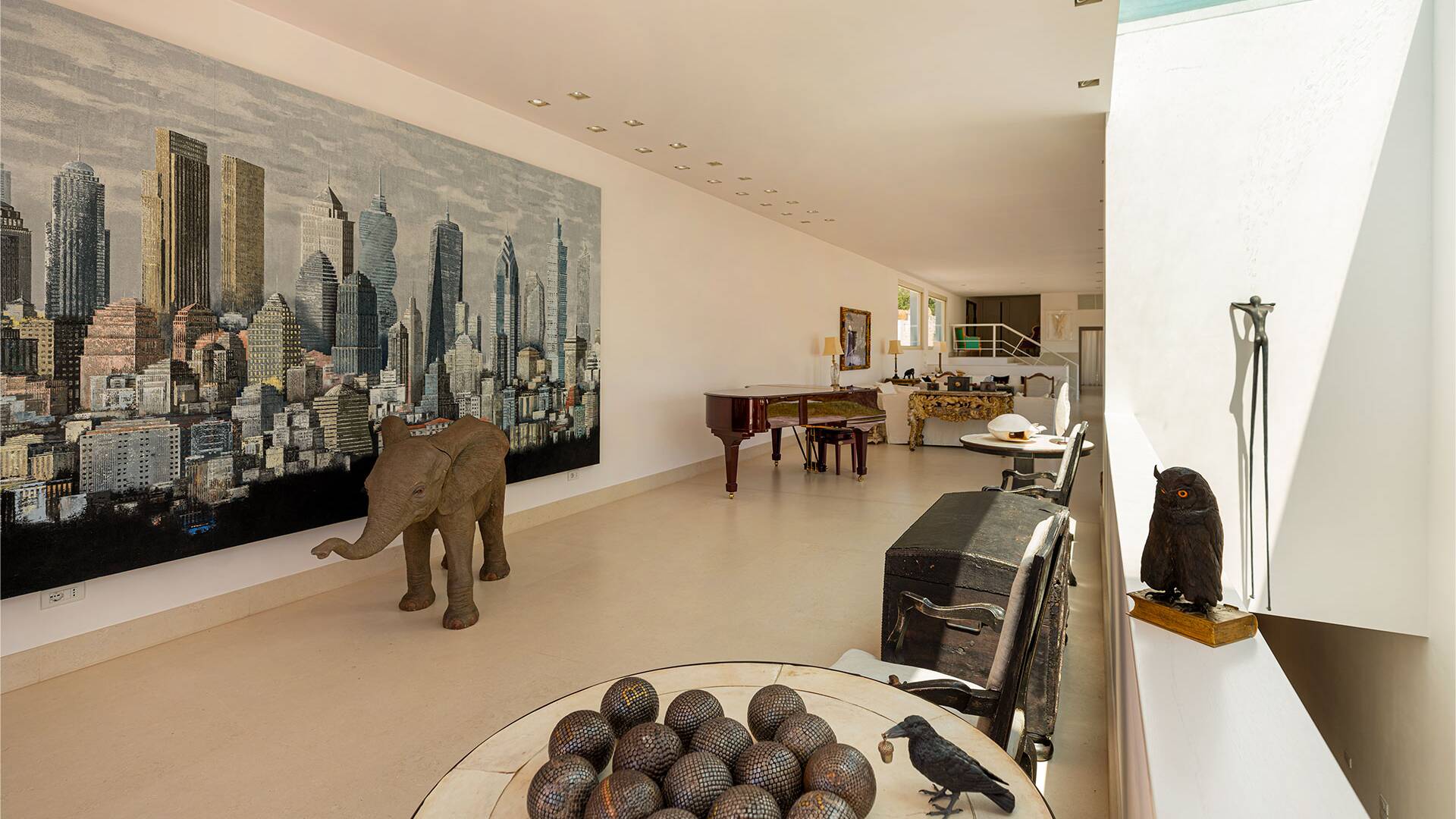 guest house, living room