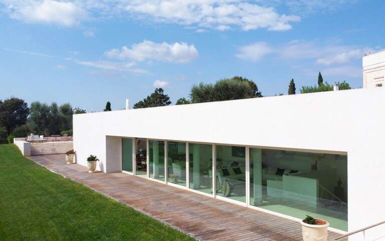 guest house with pool view