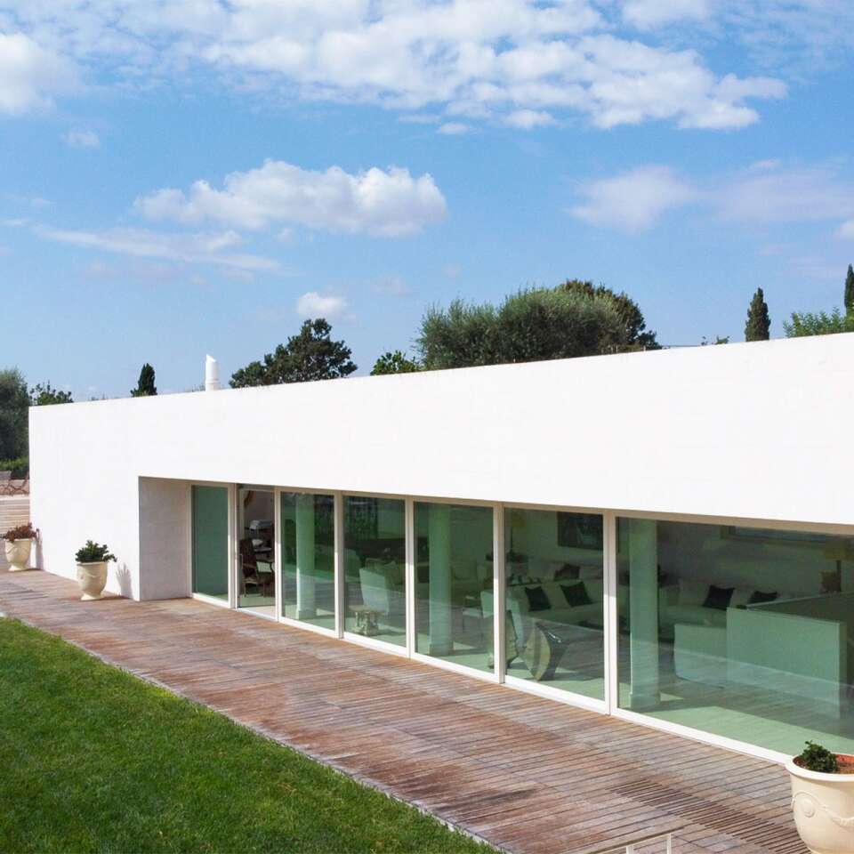 guest house with pool view