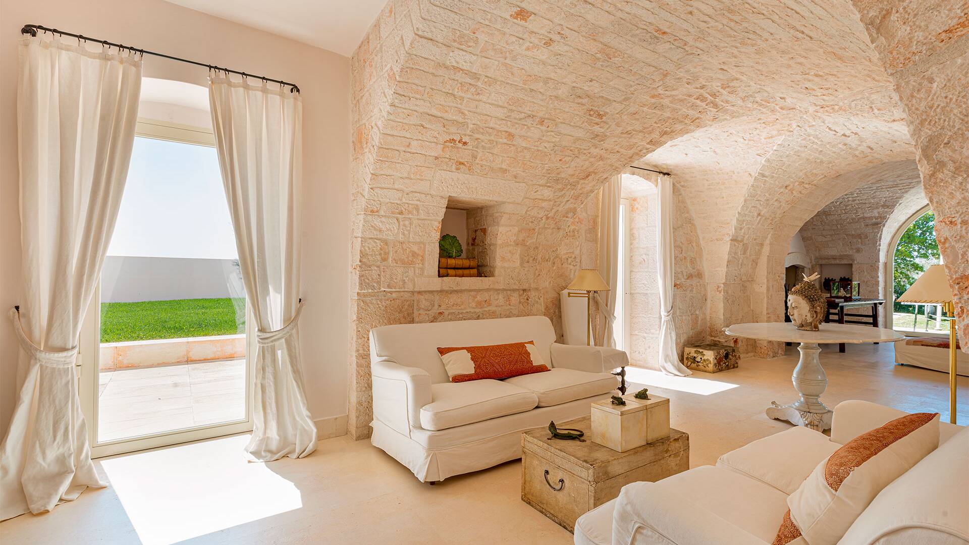 main villa, living room