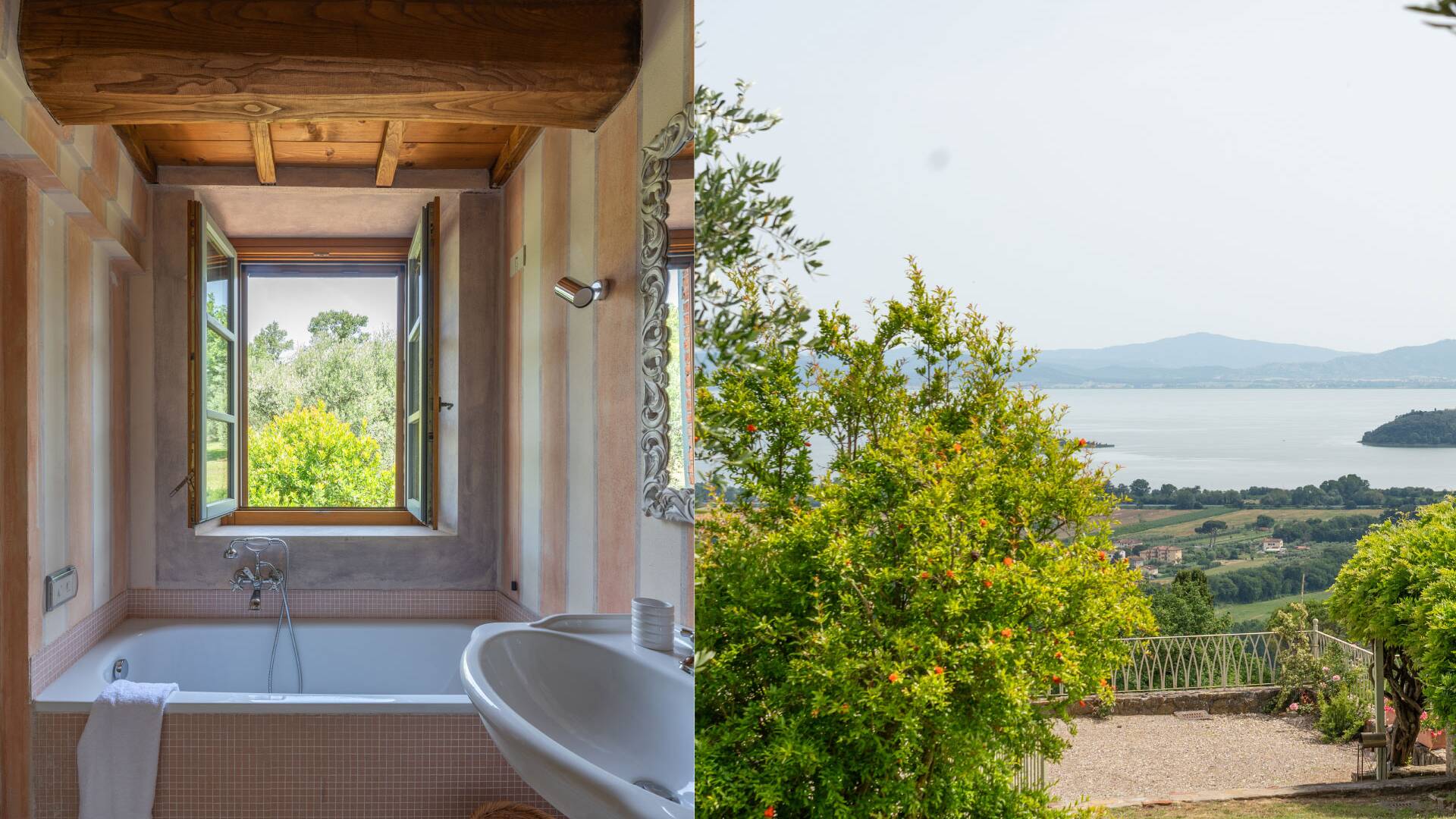 luxury vacation villa for weekly rentals in Umbria, Lake Trasimeno area