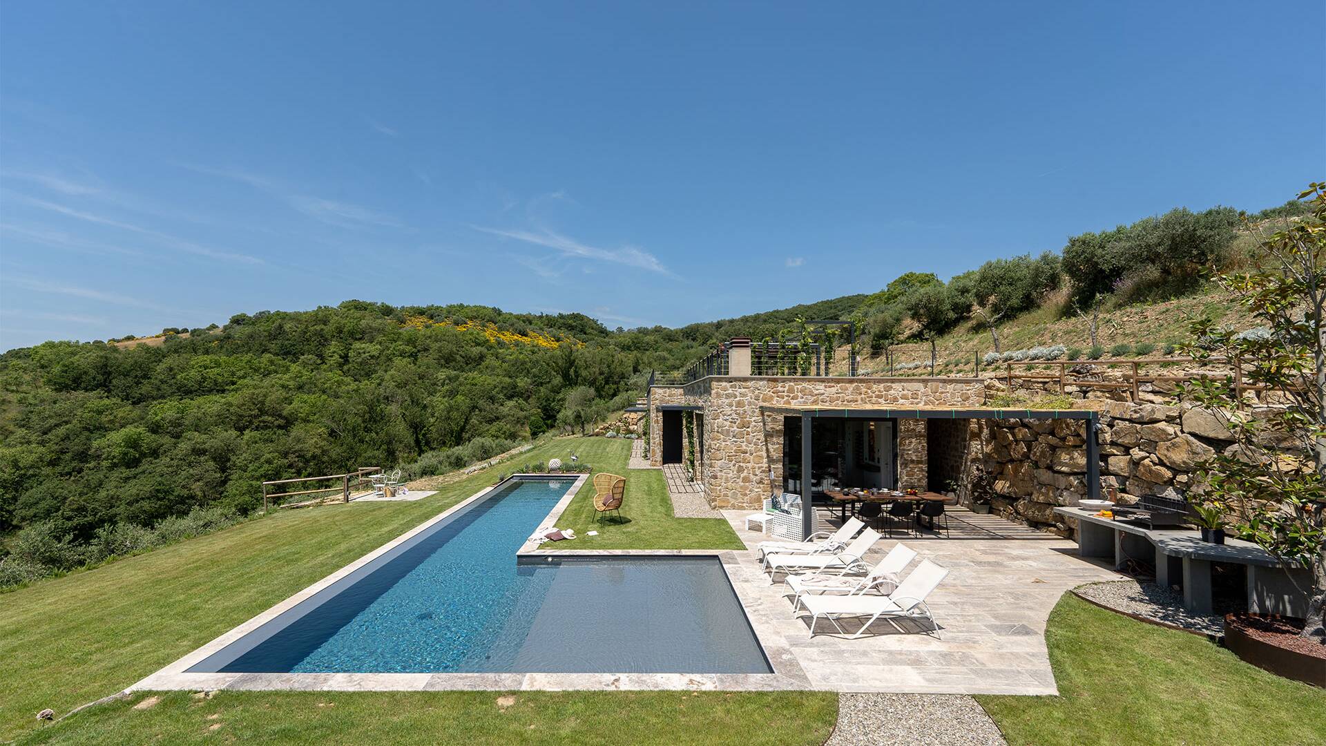 luxury villa Violante for rent in Umbria