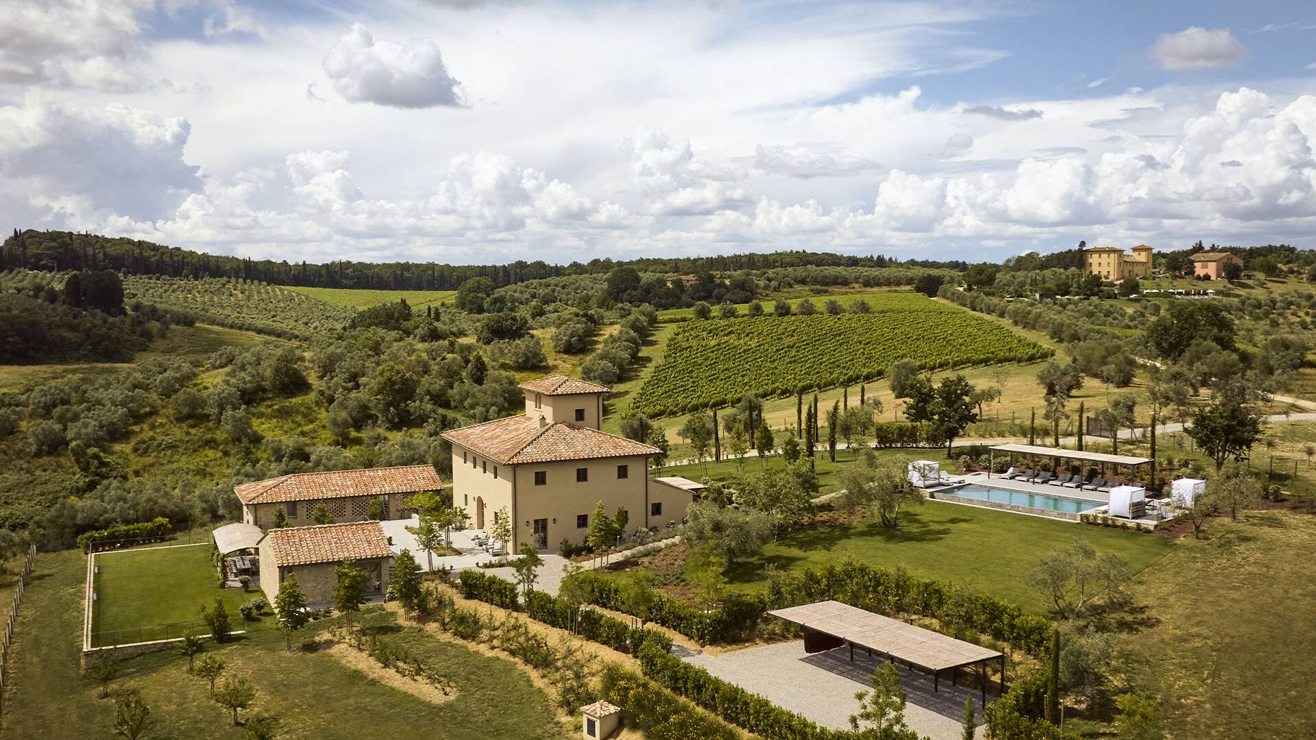luxury vacation villa Iride for weekly rentals in Tuscany, Chianti area