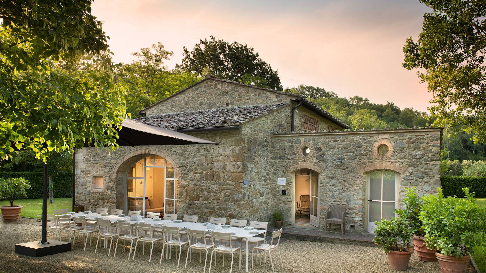 alfresco dining area 