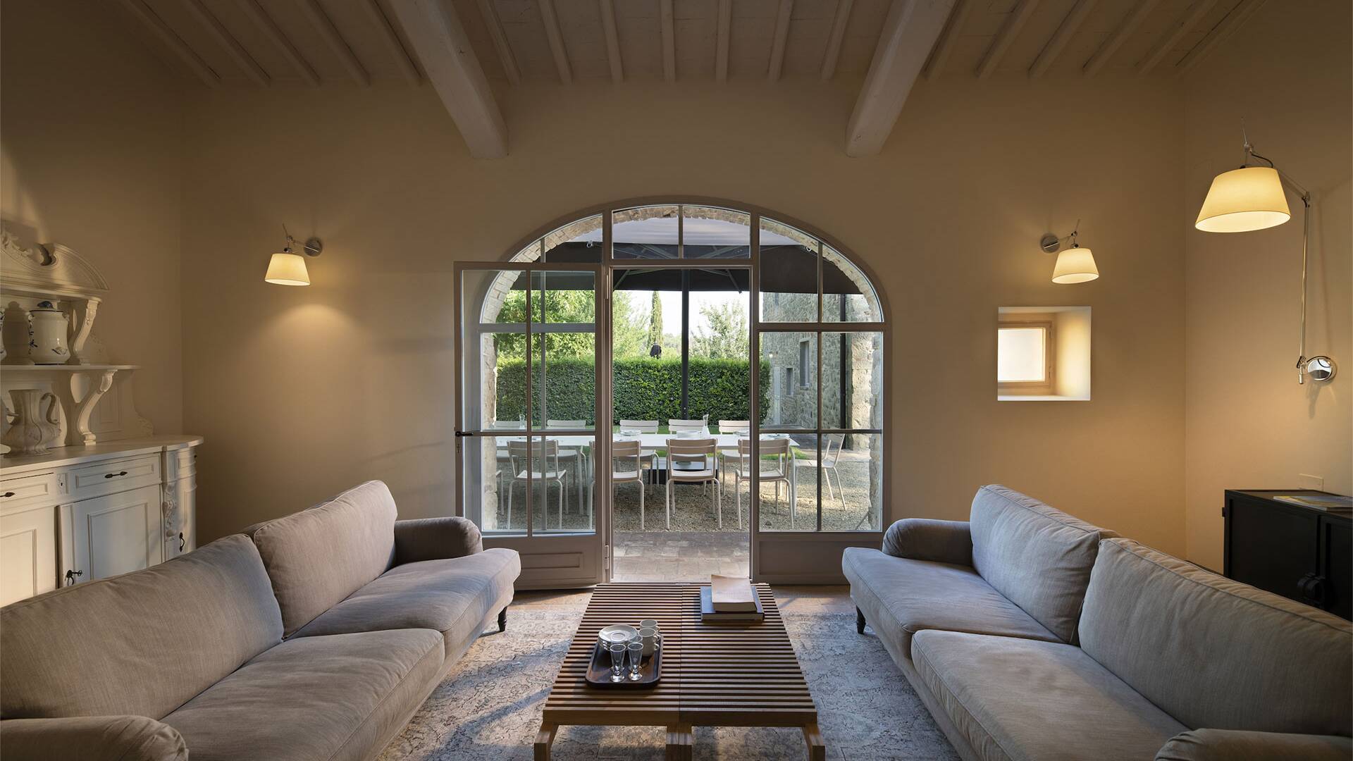 indoor lounge area
