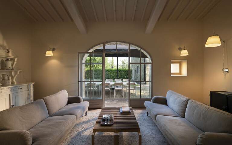 indoor lounge area