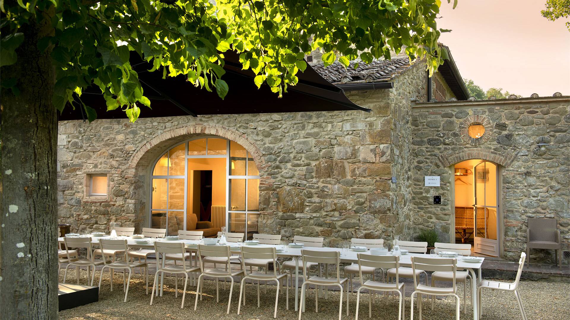 alfresco dining area 