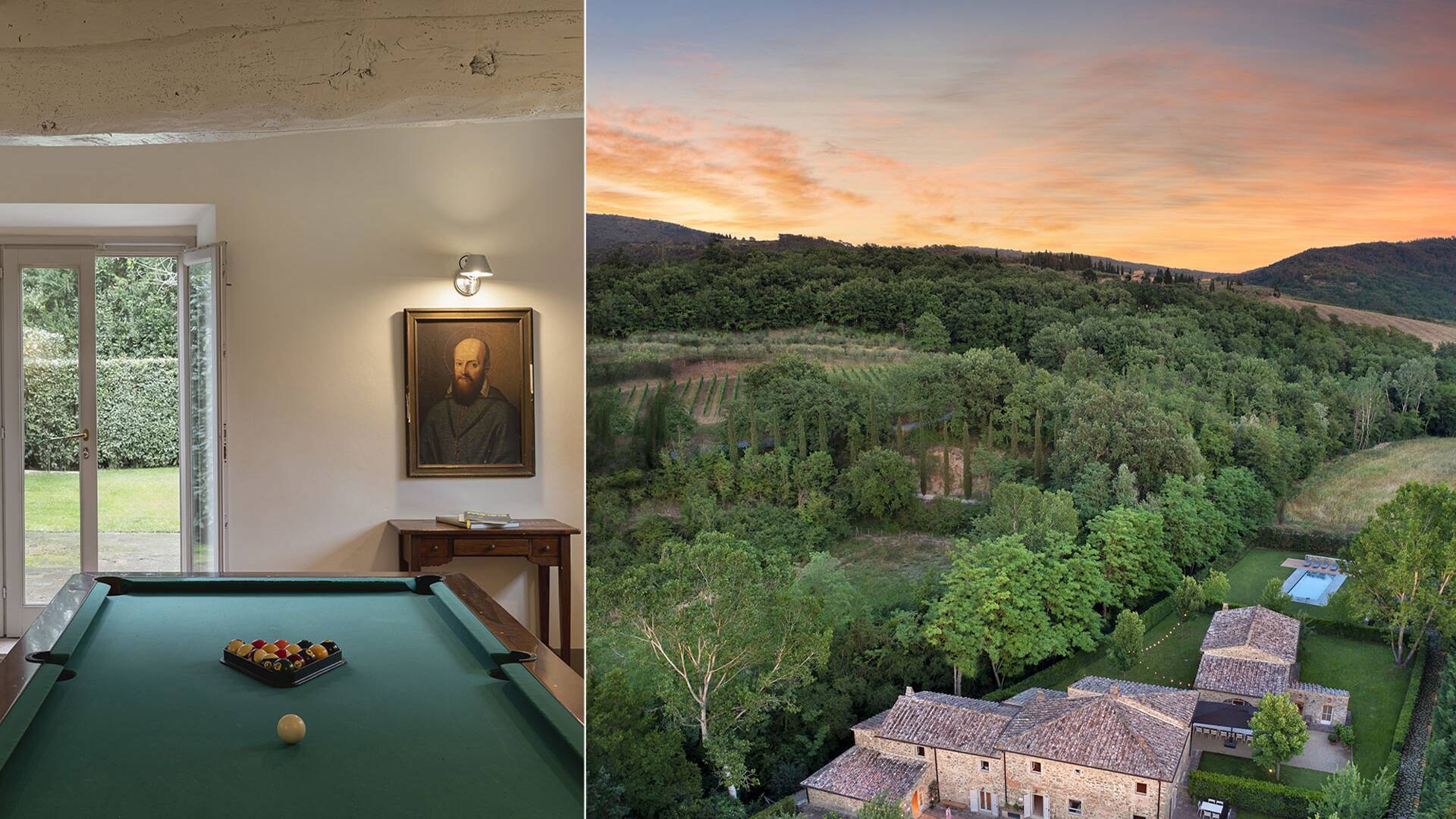 luxury villa for weekly rentals in Tuscany