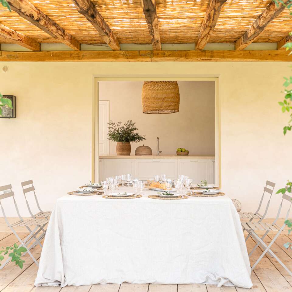 alfresco dining area 
