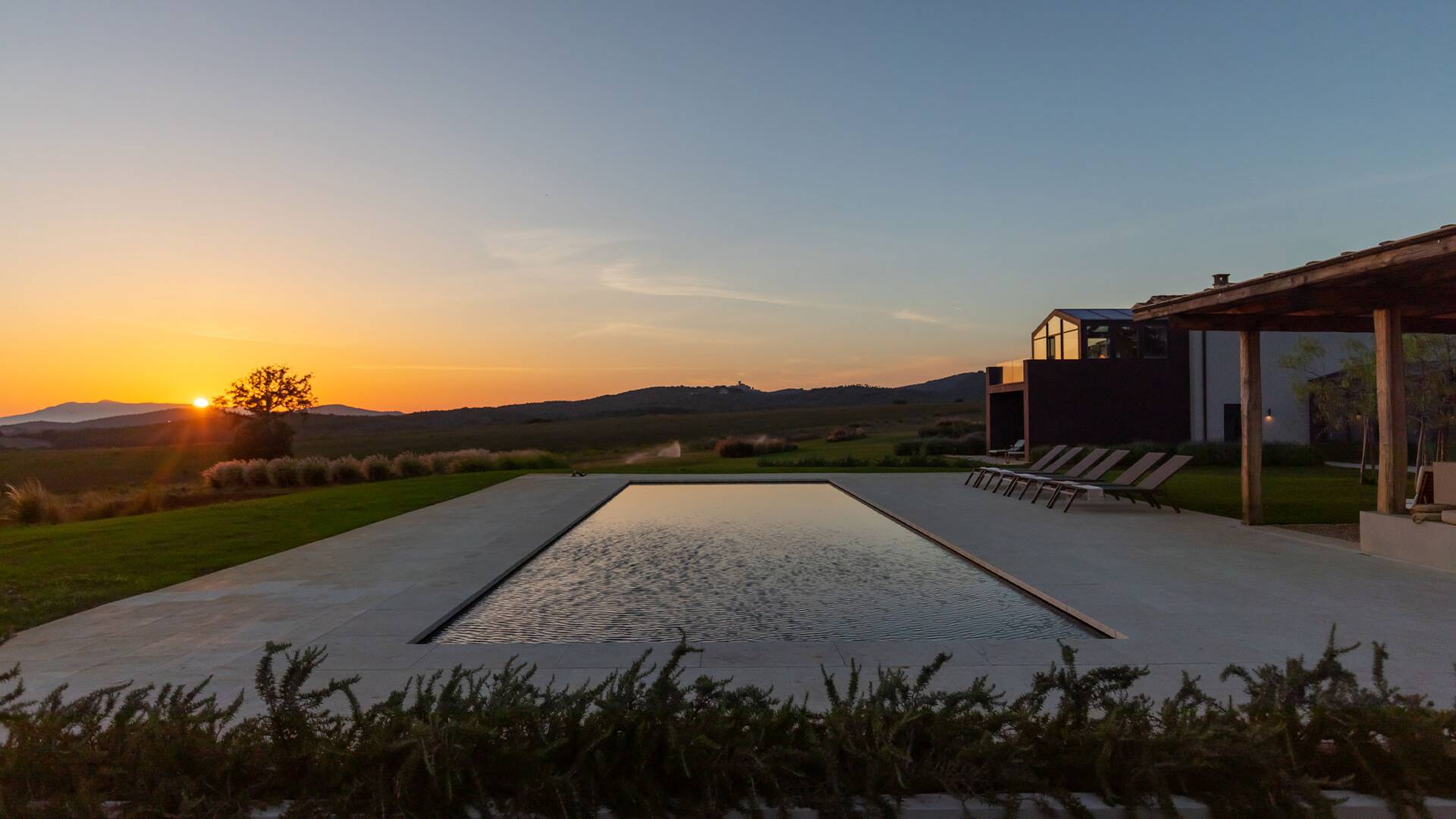 picturesque scenario around villa Camilla
