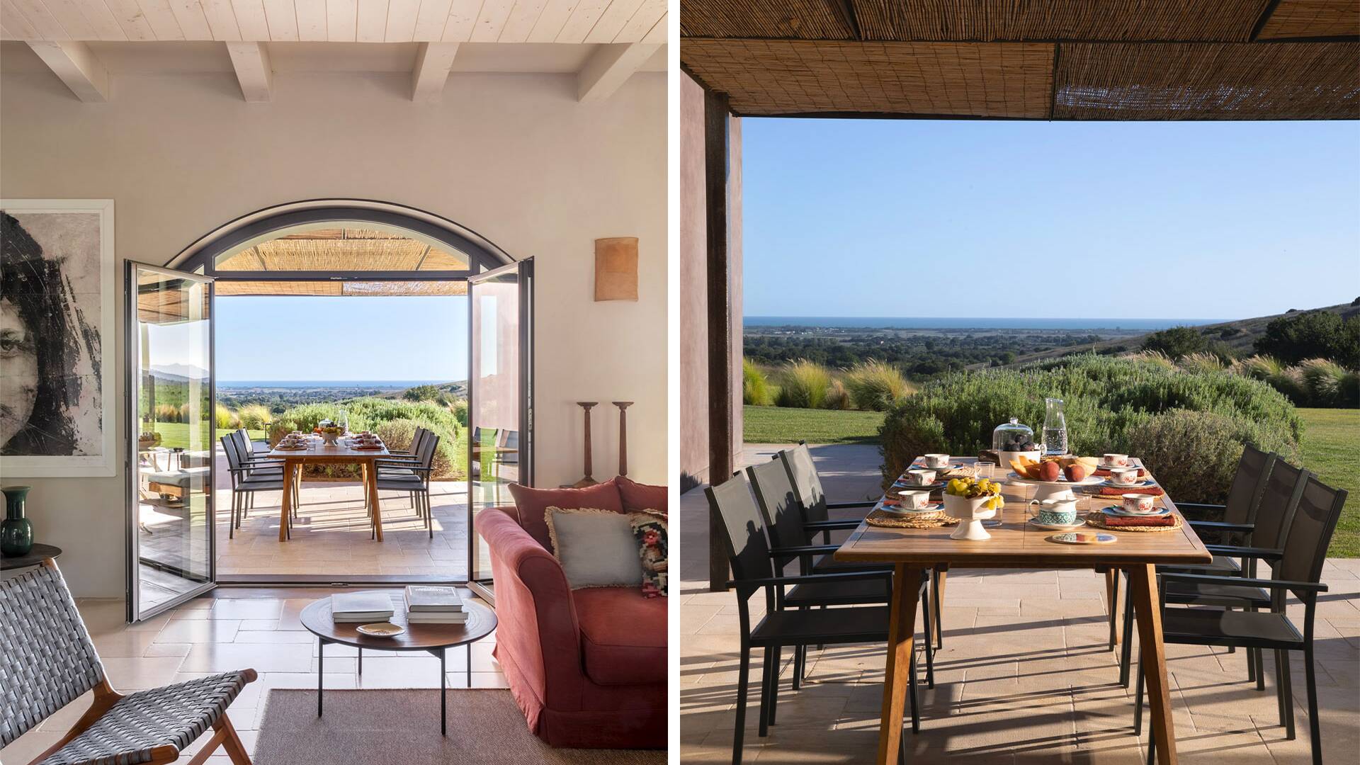 al fresco dining area