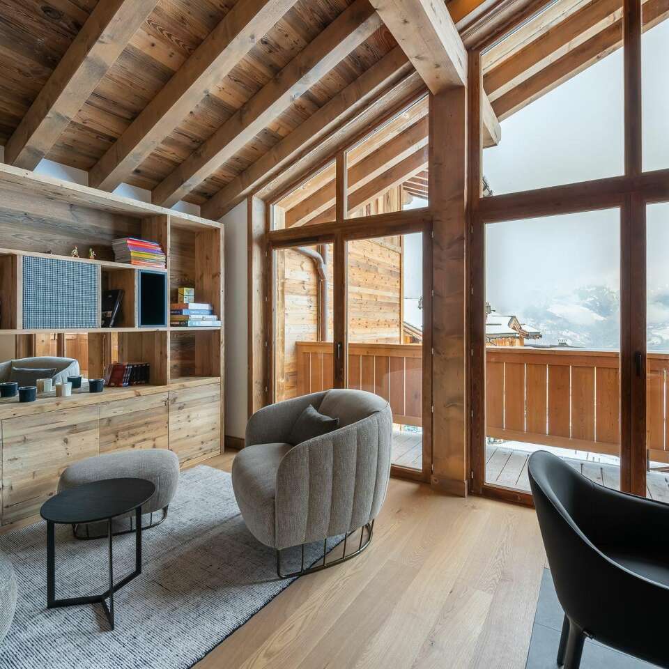 reading corner in the living area