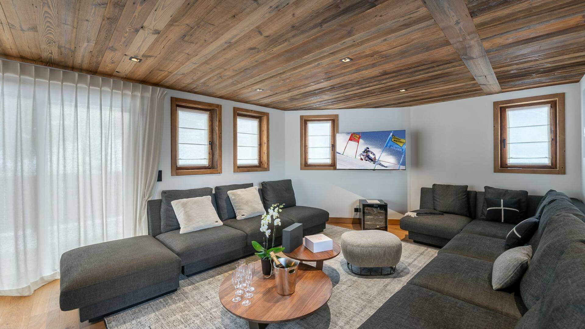 tv lounge with comfortable sofa