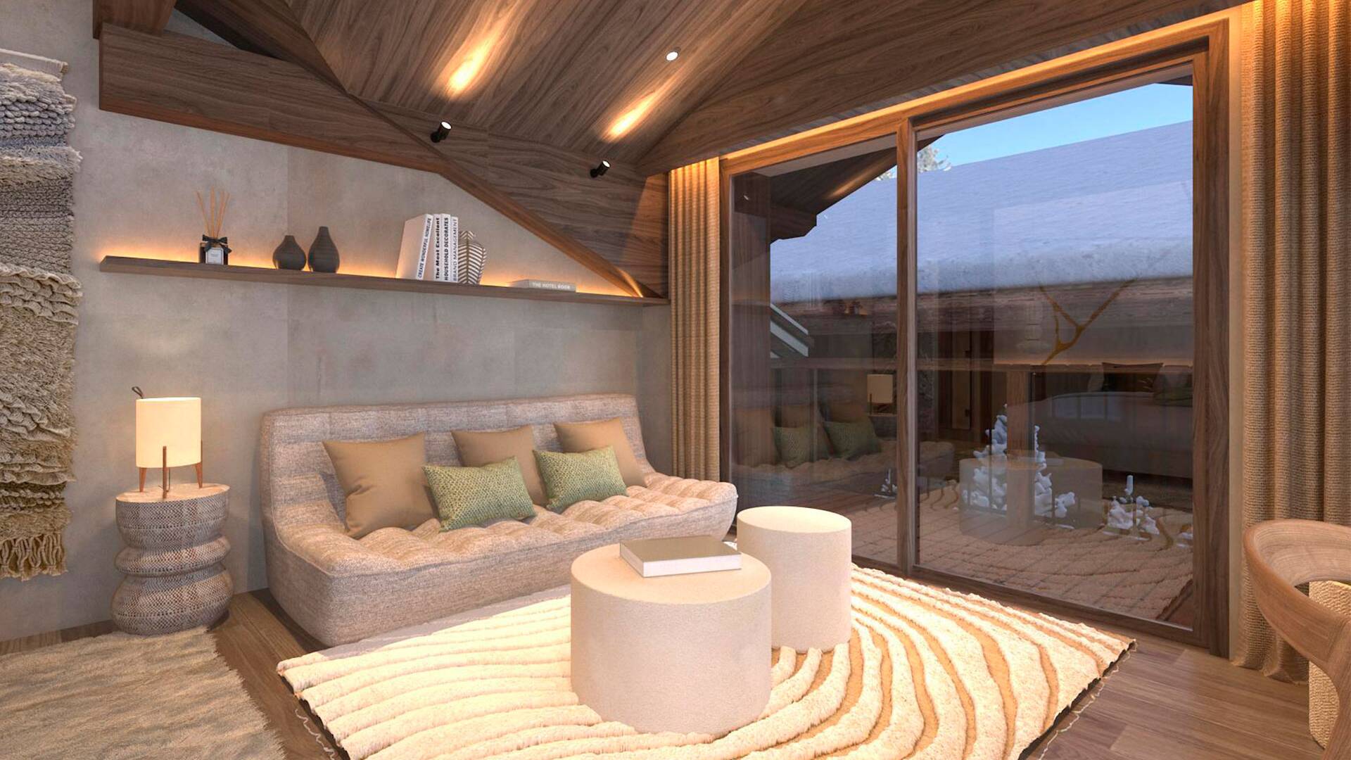upscale reading corner