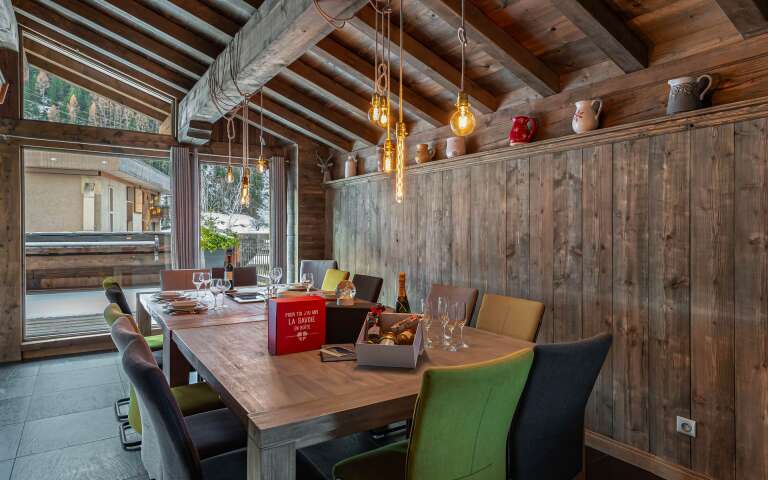 spacious dining area with outdoor terrace