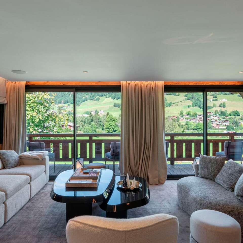 spacious and comfortable living room 