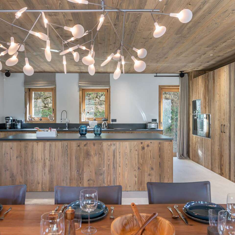 modern fully equipped kitchen