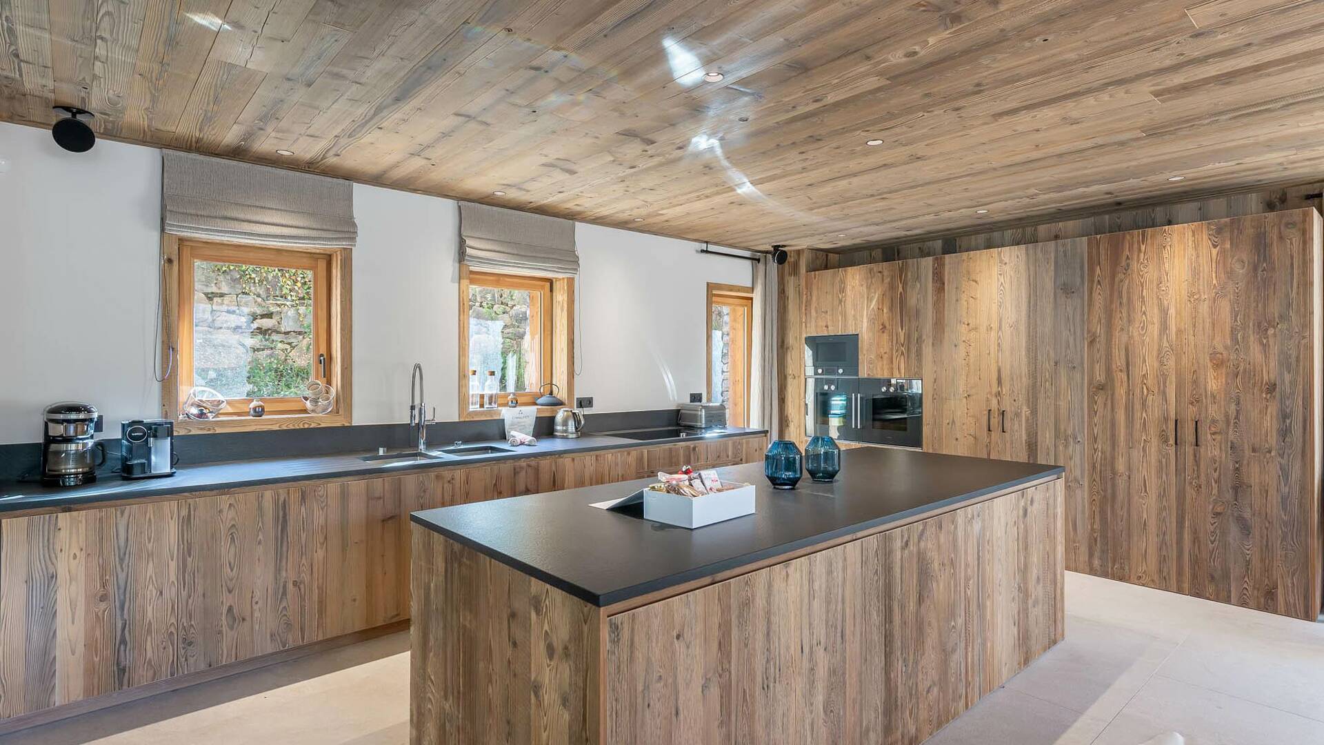 modern fully equipped kitchen