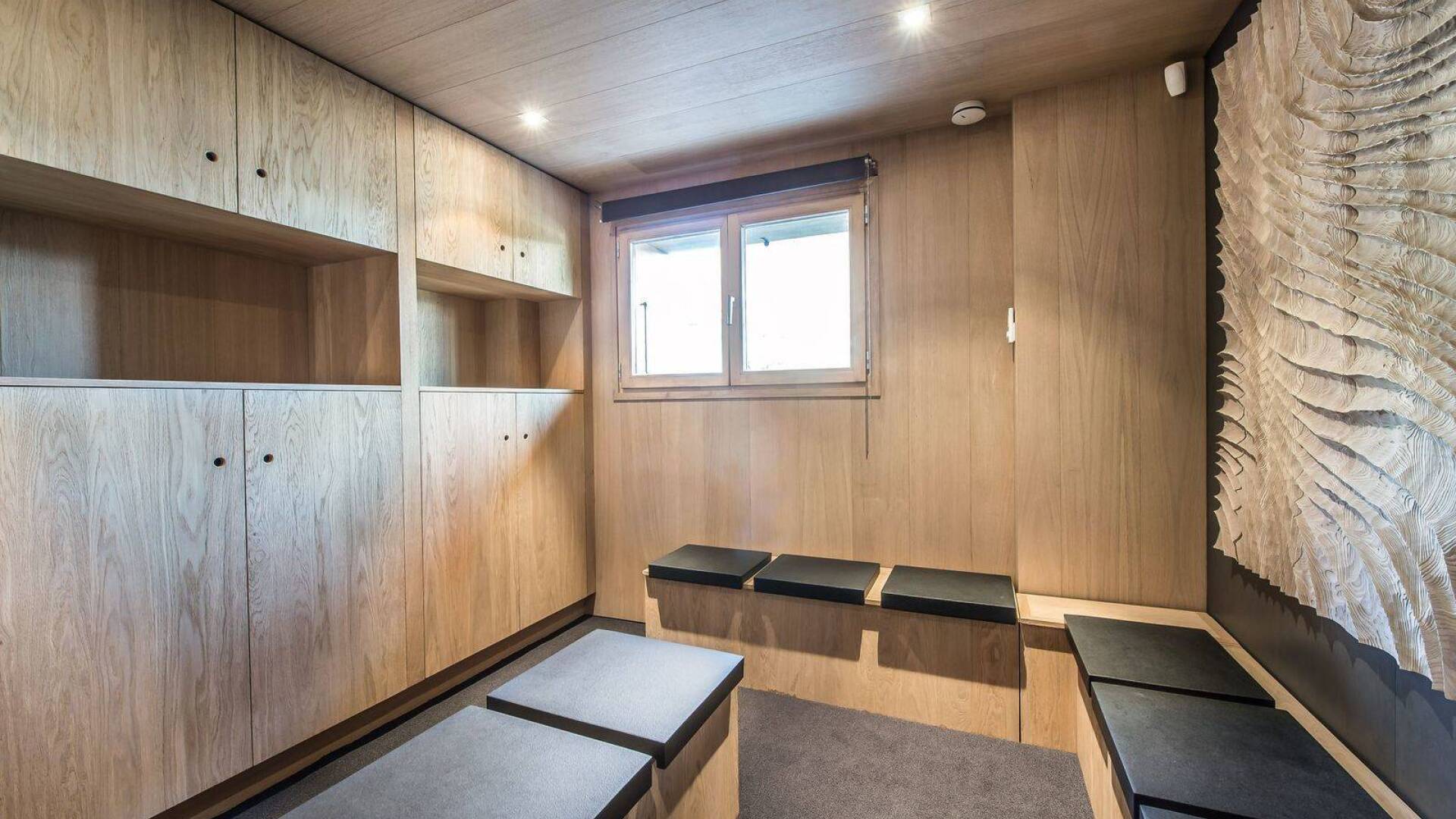 ski room, second floor