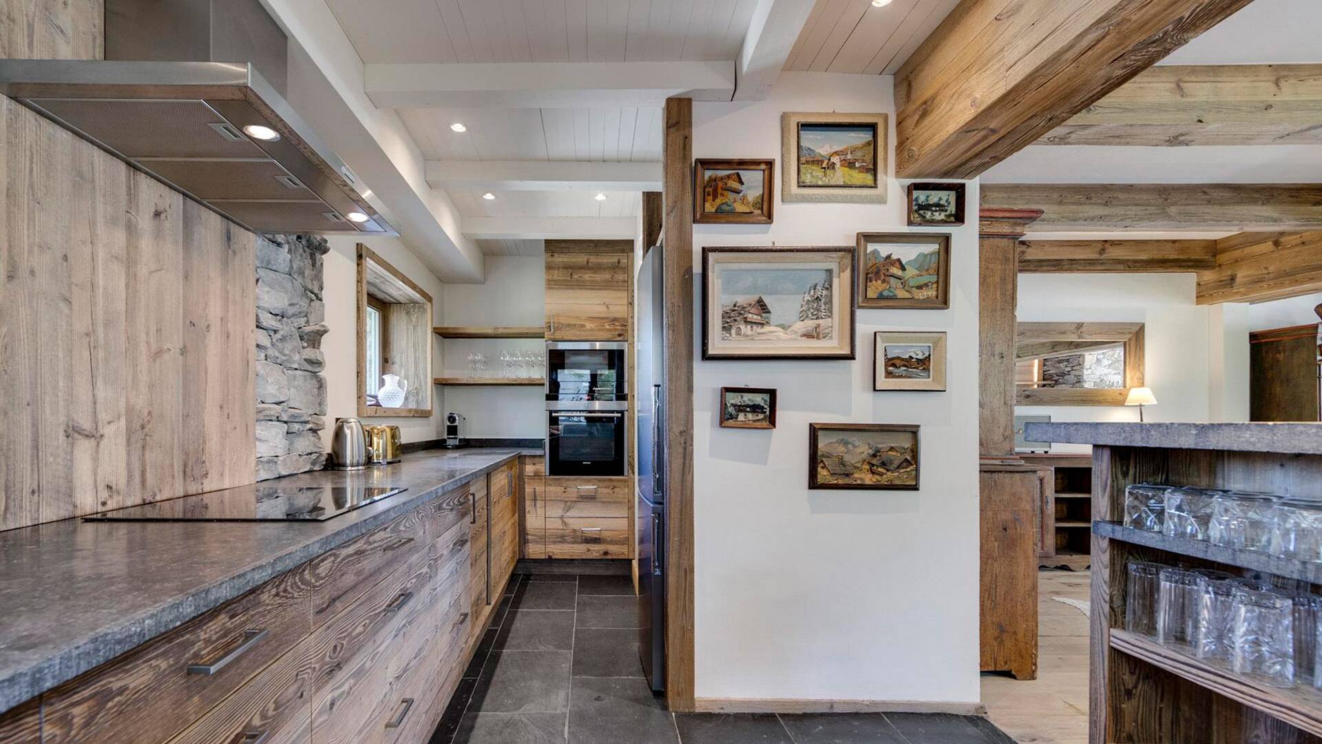 equipped kitchen