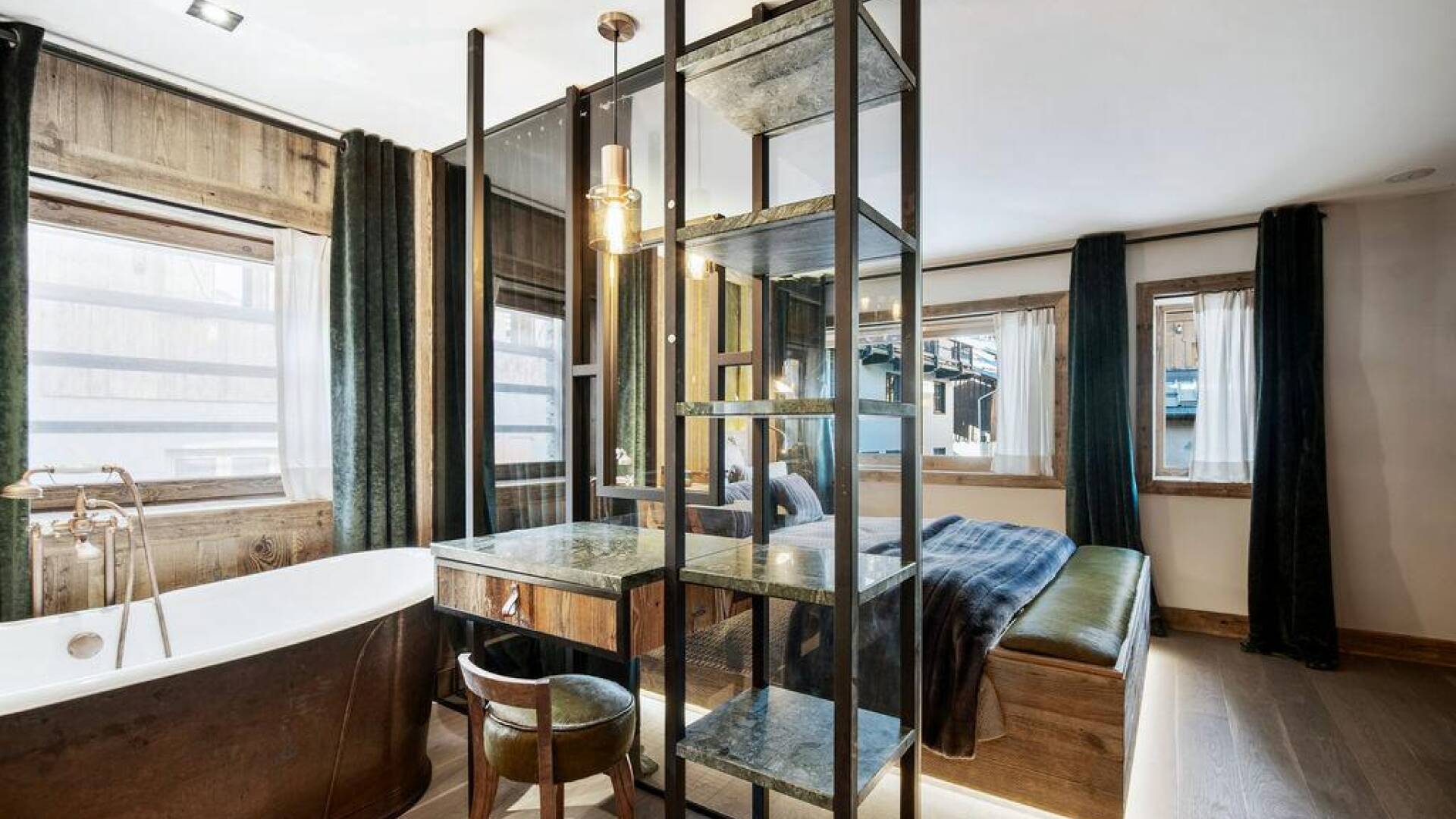 master bedroom with en suite bathroom