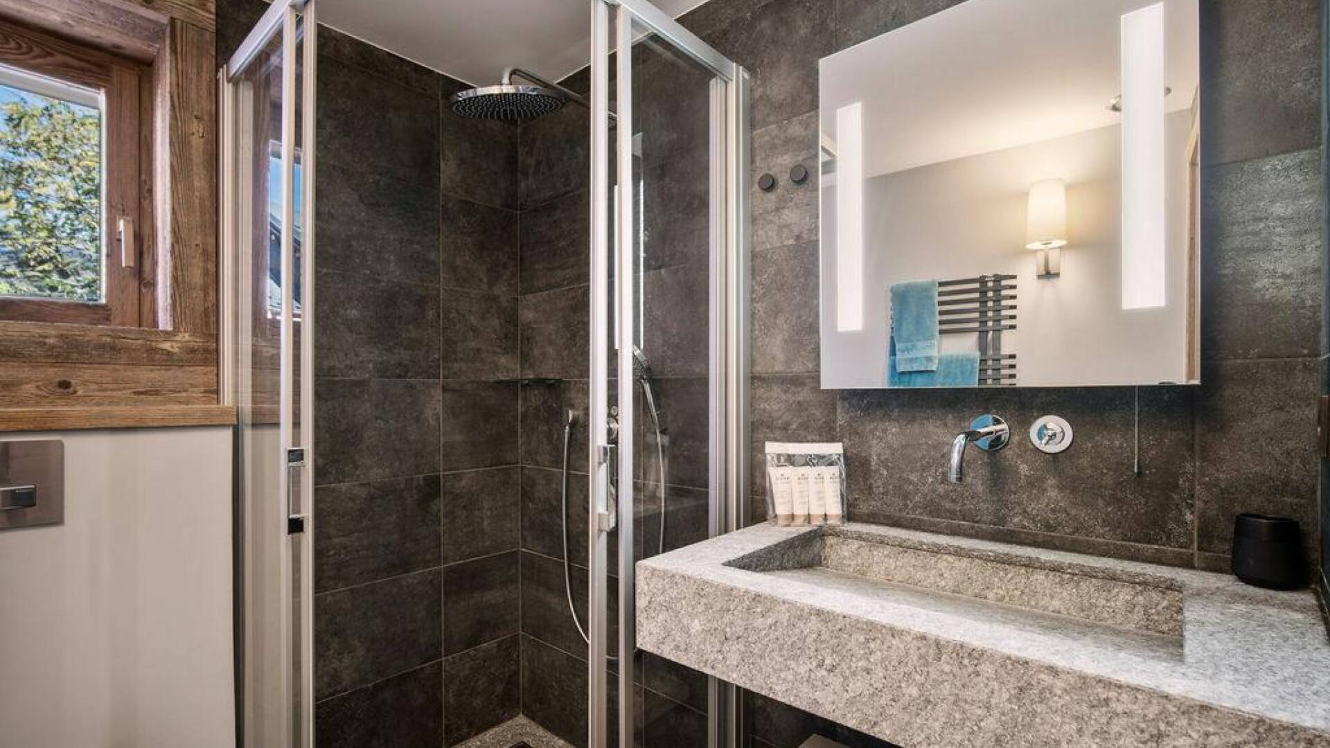 bathroom with shower