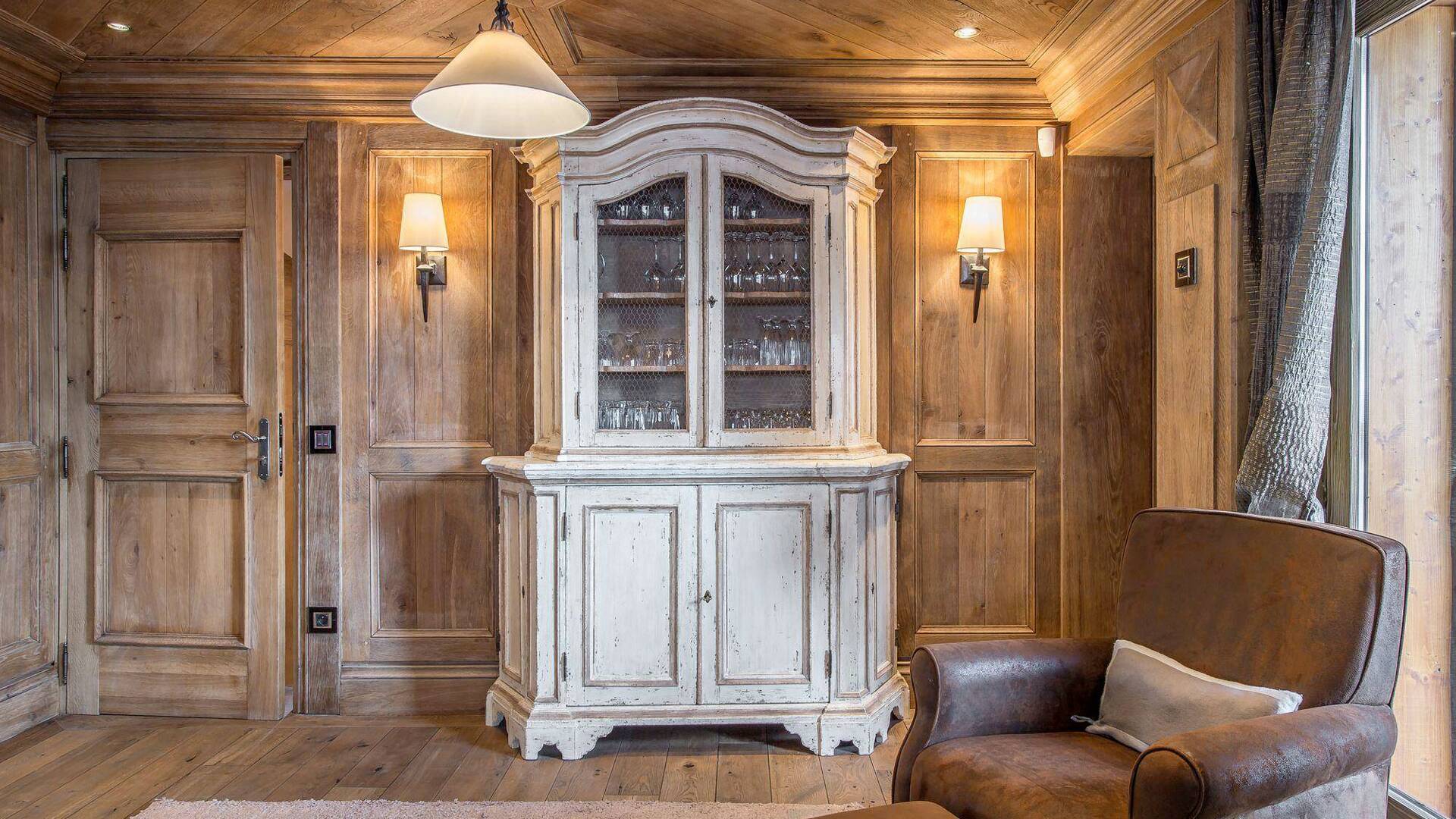 luxury details of chalet rodonite