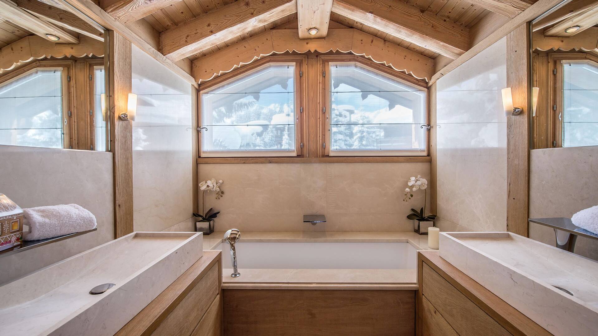 bathroom with bath