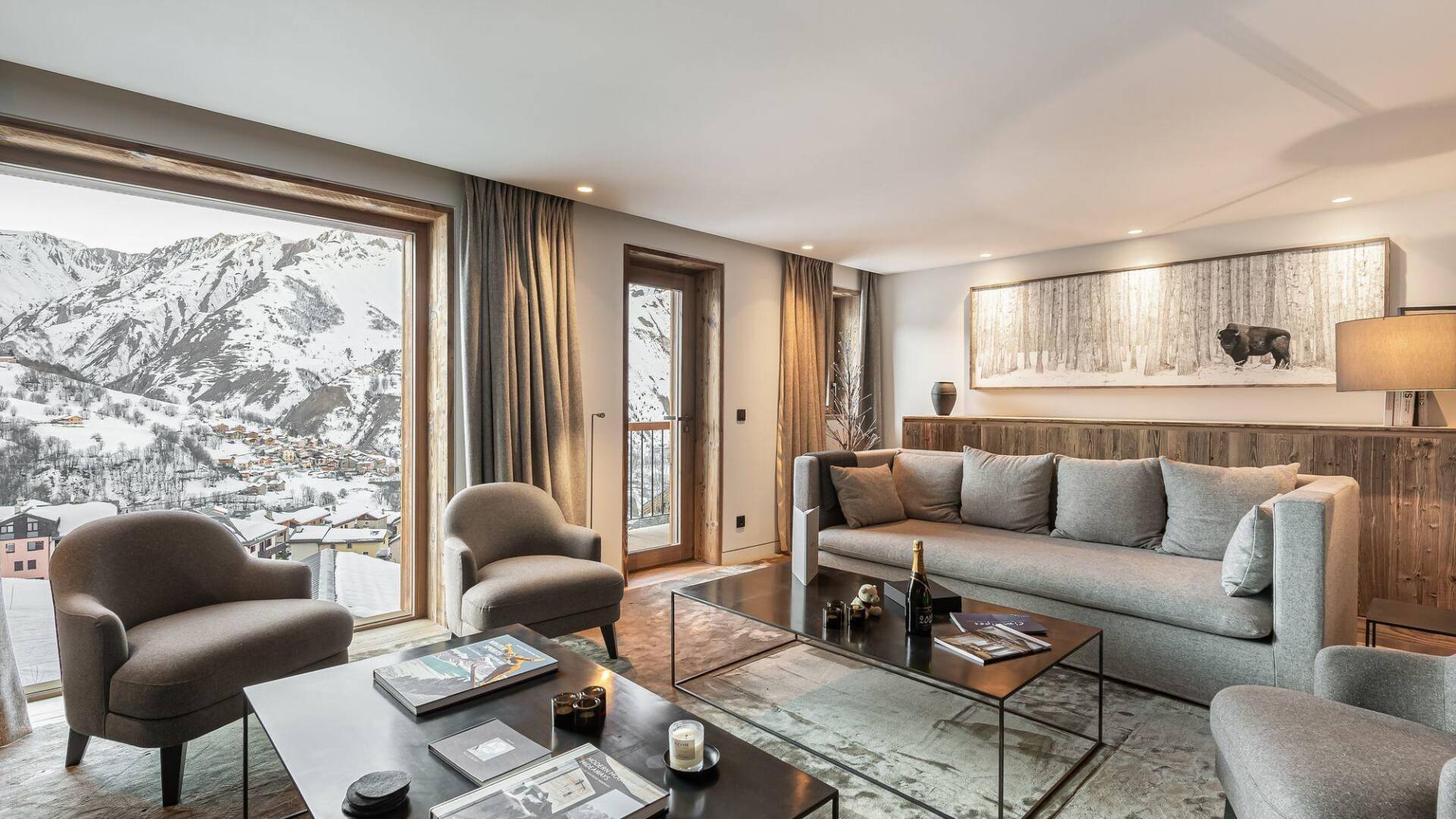 spacious living space with comfortable seating area